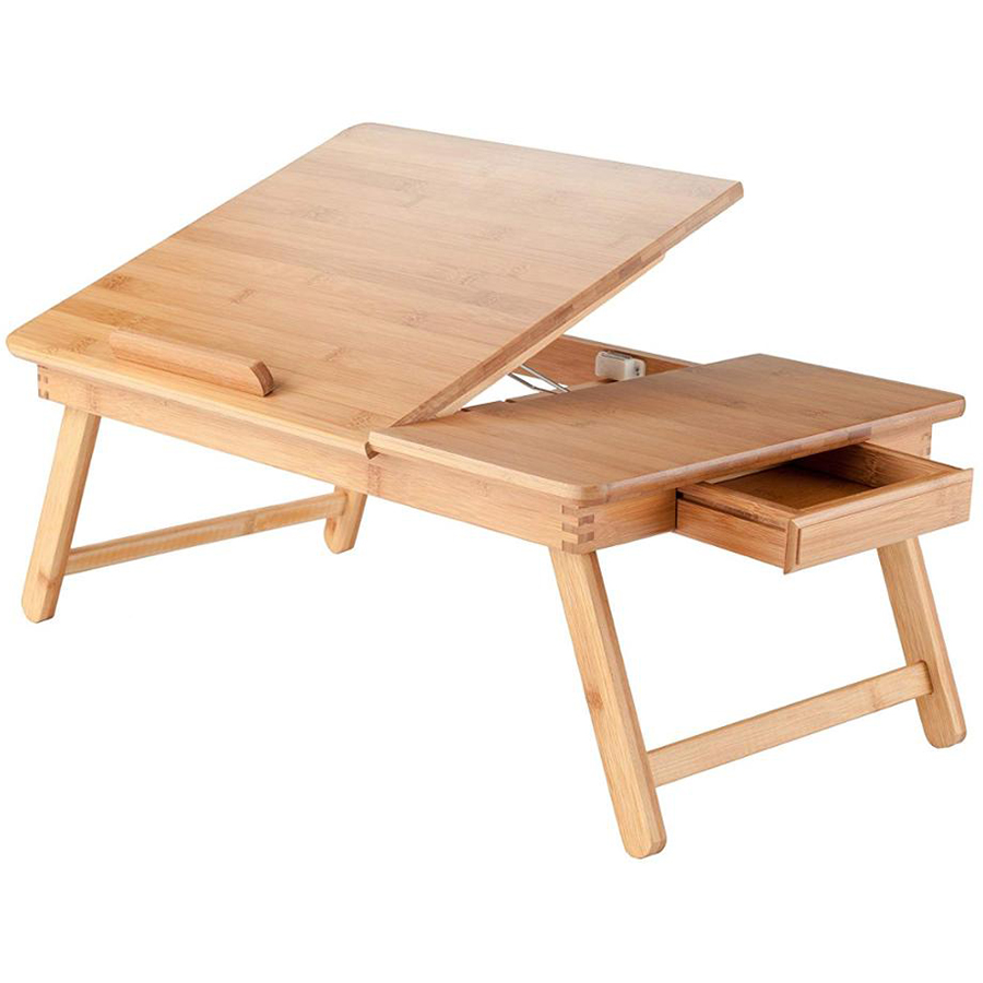 bamboo laptop table foldable lap desk laptop table folding stand - Click Image to Close