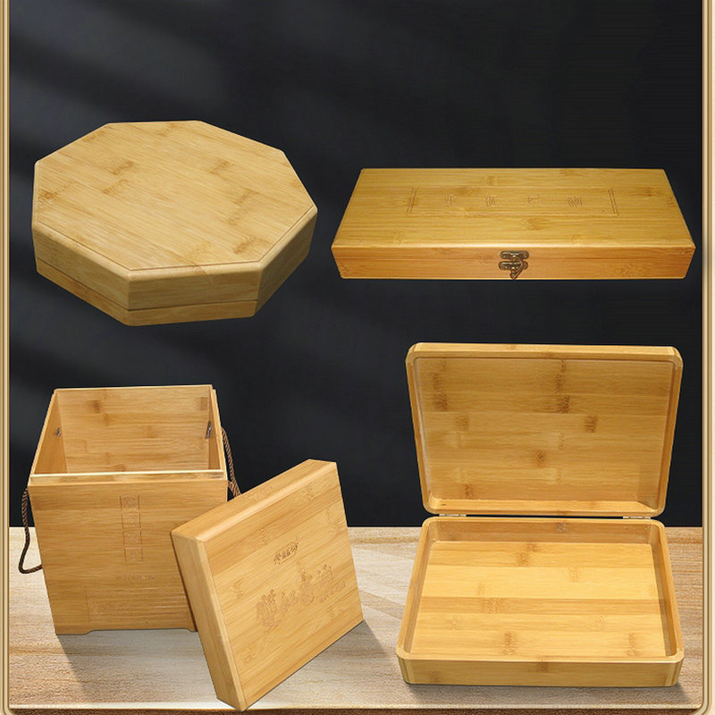Wholesale bamboo recipe box gift box display boxes OEM/ODM