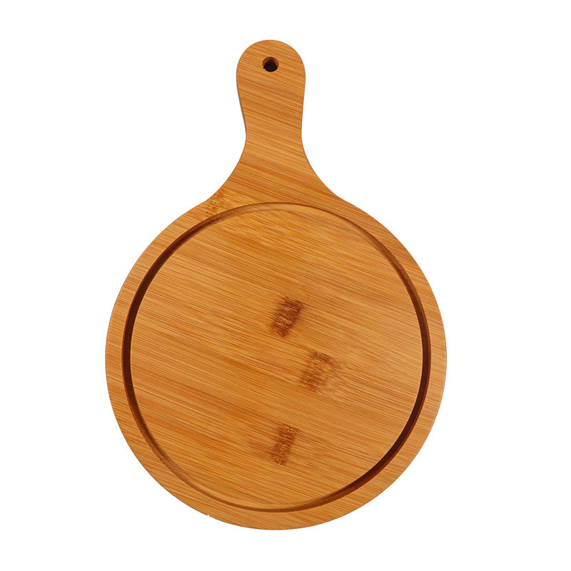 Bamboo Wooden Pizza Peel Cutting Board Pizza Paddle Tool - Click Image to Close