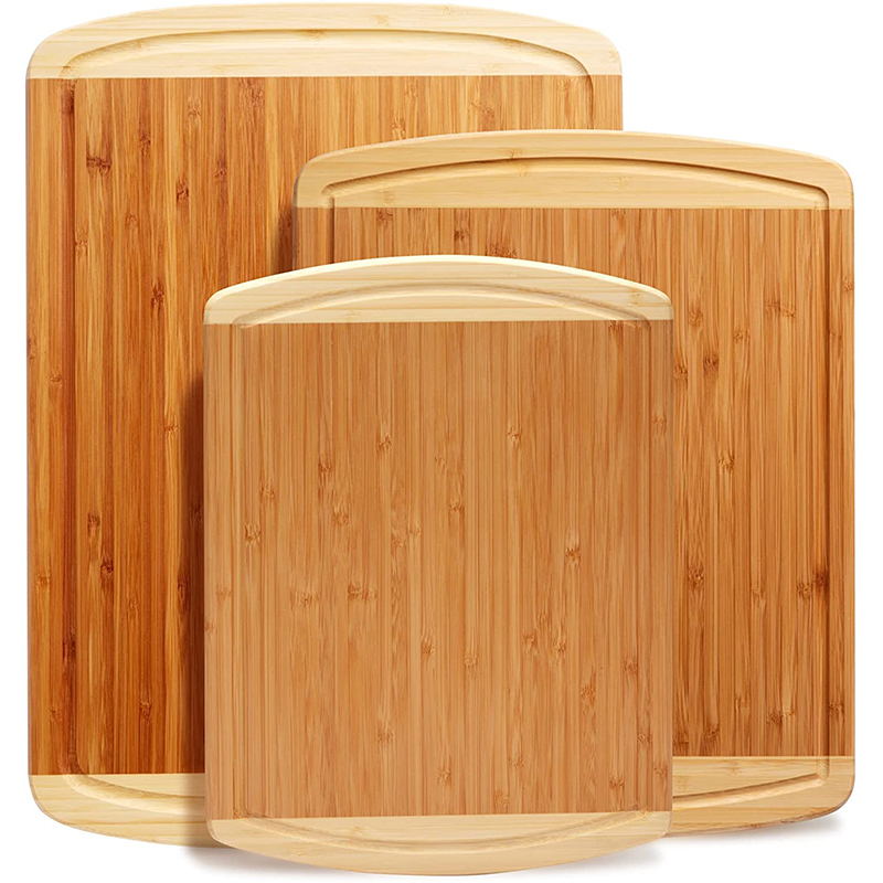 Custom personalized bamboo cutting board set of 3pcs cheap price - Click Image to Close