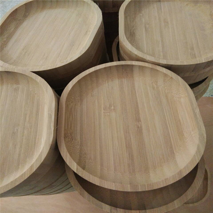 Large bamboo food serving tray plates with handles manufacturer - Click Image to Close
